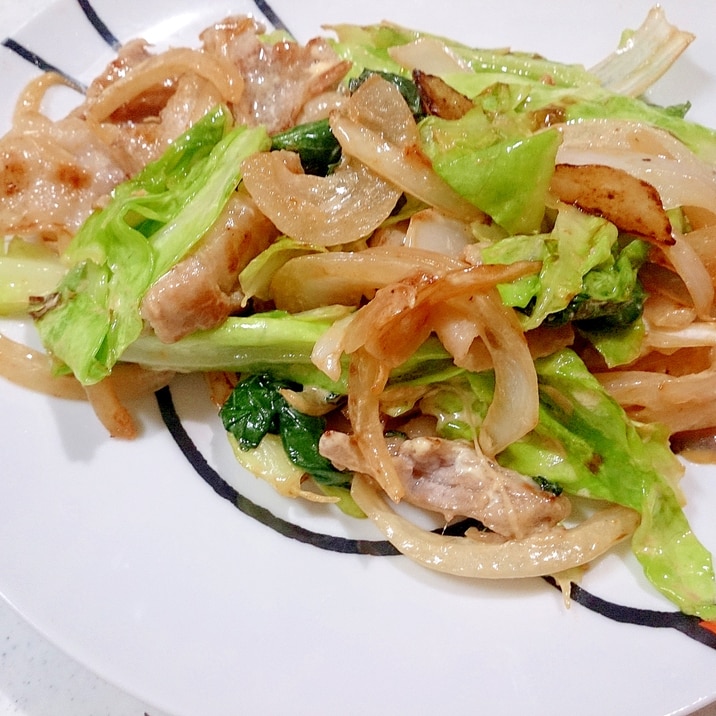 豚バラとキャベツと玉ねぎ小松菜のオイマヨ炒め レシピ 作り方 By Hideok8 楽天レシピ 豚バラとキャベツと玉ねぎ小松菜のオイマヨ炒め レシピ 作り方 By Hideok8 楽天レシピ